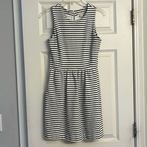 JCrew Striped A Line Dress